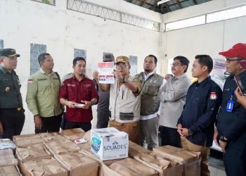 Kunjungi Gudang Logistik KPU PPU, Pj Gubernur Kaltim Pastikan Persiapan Pemilu Lancar