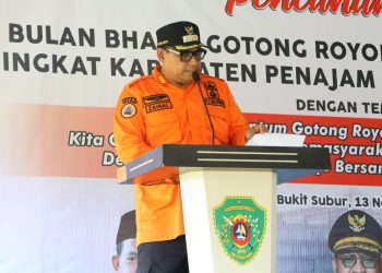 Pj Bupati PPU Dorong Semangat Gotong Royong dalam Pencanangan BBGRM XXI