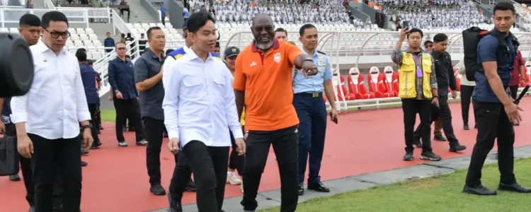 Kunjungi Stadion Segiri, Wapres RI Gibran Rakabuming Raka : Simbol Semangat Memajukan Prestasi Olahraga Tanah Air