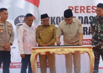 Wali Kota Samarinda Resmikan Bangunan SDN 014 di Tanah Merah, Pastikan Fasilitas Pendidikan Layak