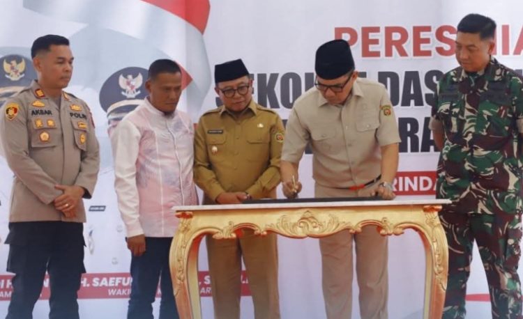 Wali Kota Samarinda Resmikan Bangunan SDN 014 di Tanah Merah, Pastikan Fasilitas Pendidikan Layak