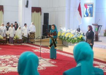 Istri Bupati Mudyat Noor Resmi Jabat Ketua TP PKK, Dekranasda, TP Posyandu, dan Bunda PAUD PPU