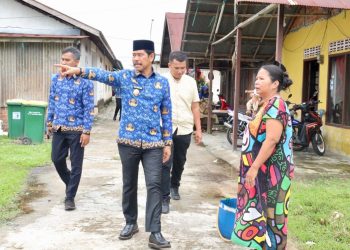 Tinjau Lokasi Eks Banjir, Wabup PPU Soroti Pengembang Perumahan