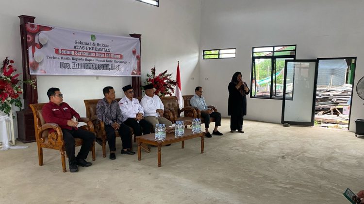 Kades Loa Ulung Apresiasi Pemkab Kukar, Posyandu dan BPU Baru Jadi Bukti Kepedulian