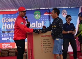 Bupati Kukar Gowes Bareng Komunitas Sepeda, Pererat Silaturahmi di Event Kukar Idaman 2025