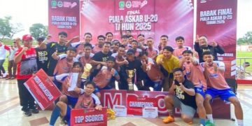Kecamatan Tenggarong Juara Turnamen ASKAB PSSI 2025 Usai Kalahkan Muara Badak 2-0