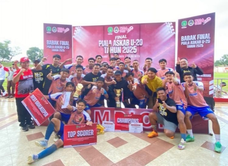 Kecamatan Tenggarong Juara Turnamen ASKAB PSSI 2025 Usai Kalahkan Muara Badak 2-0
