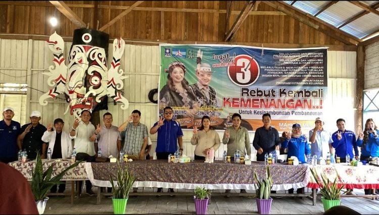 Paslon Angela-Suhuk Disambut Antusias Warga Mamahak Teboq, Warga Harap Program Prioritas Bisa Terealisasi