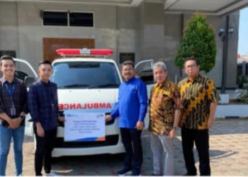 BRI Kramat Region 6/Jakarta 1 Serahkan Bantuan 1 Unit Mobil Ambulans Kepada Gereja HKBP Letjend Suprapto