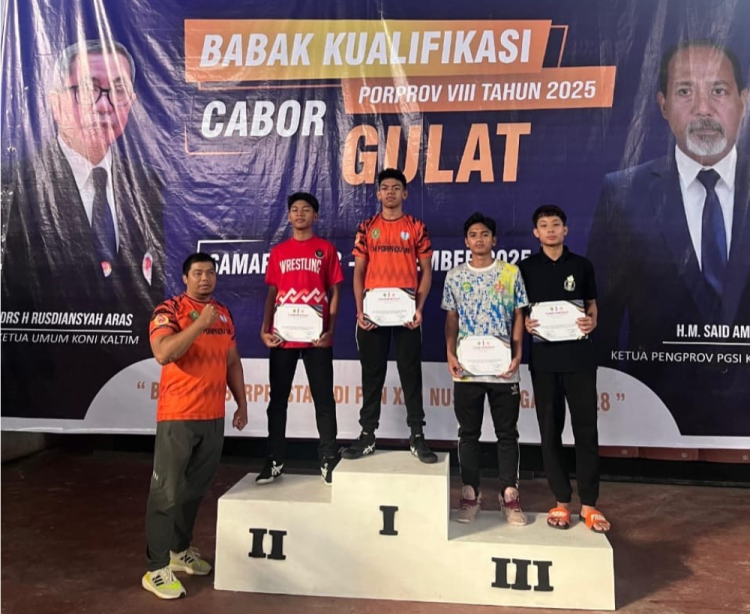 Raih 20 Medali, Gulat Kutim Fokus Matangkan Tim untuk Porprov 2026
