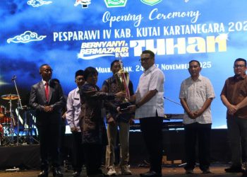 Bupati Kukar Resmi Membuka Pesparawi IV di Muara Badak
