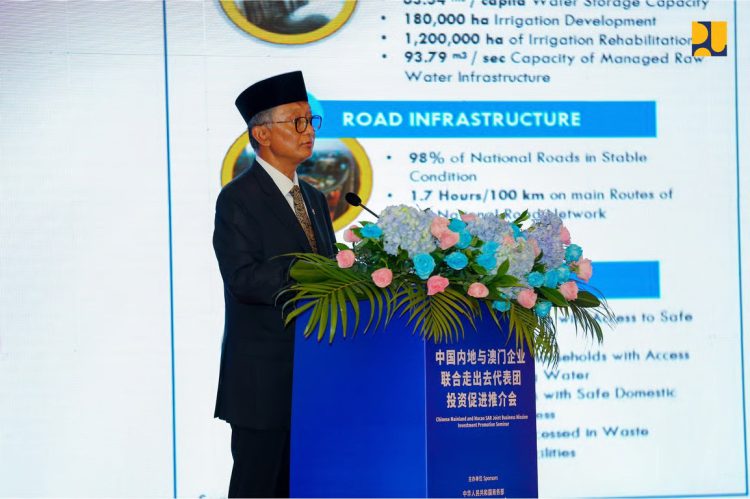 Menteri PU Dody Hanggodo Paparkan Arah Pembangunan Infrastruktur Nasional di Forum Investasi Indonesia-China