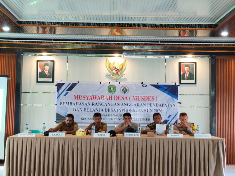 Pemerintah Desa Danau Redan Menggelar Musdes Pembahasan APBDES Tahun 2026