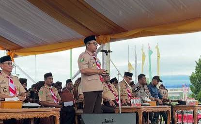 Jambore Daerah Kaltim 2025 Resmi Ditutup, Wabup Mahyunadi Apresiasi Kepercayaan untuk Kutim.