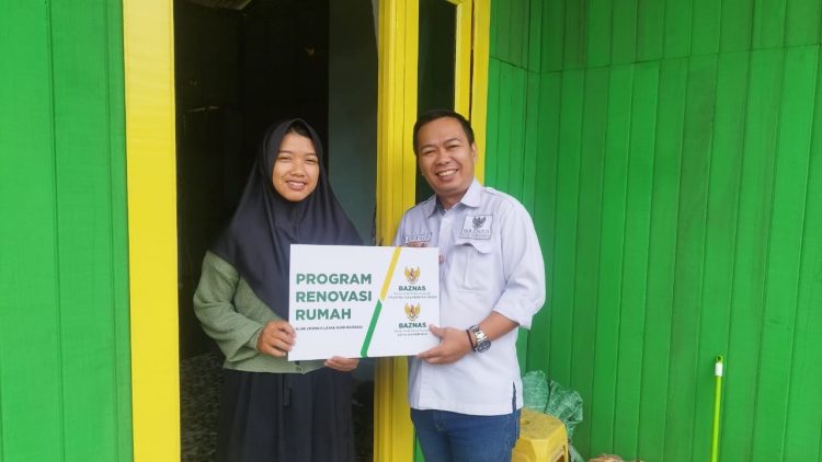BAZNAS Samarinda dan Kaltim Renovasi Rumah Warga, Fokus Tingkatkan Hunian Layak