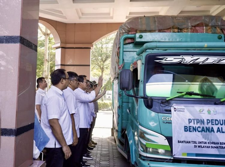 Holding Perkebunan Nusantara Melalui PalmCo Menembus Wilayah Terisolasi untuk Salurkan Bantuan di Sumut dan Aceh