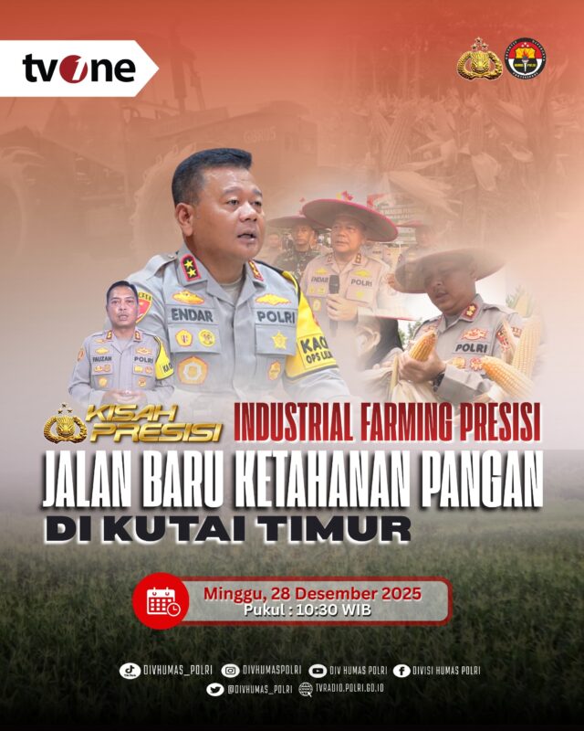 Kisah Presisi tvOne Angkat Peran Polri Dukung Ketahanan Pangan Jagung di Kutai Timur