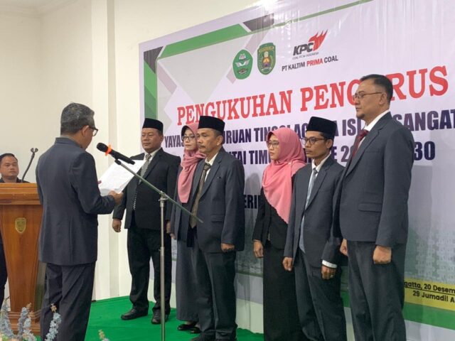Pengurus YPTAIS Periode 2025–2030 Dikukuhkan, Fokus Perkuat Mutu Pendidikan Tinggi Keagamaan di Kutai Timur