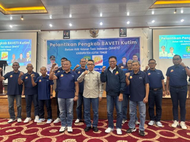Pengurus Baveti Kutim Periode 2024–2029 Dikukuhkan, Sinergi Antar Lembaga Olahraga Ditekankan