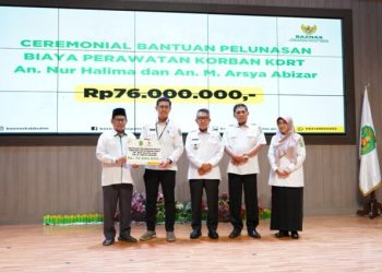 Baznas Kutim Salurkan Bantuan Kemanusiaan Rp76 Juta bagi Korban Kekerasan Rumah Tangga