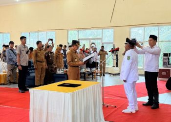Dari Pelantikan Kades hingga Peresmian Infrastruktur, Pemkab Kutim Percepat Pembangunan Muara Wahau