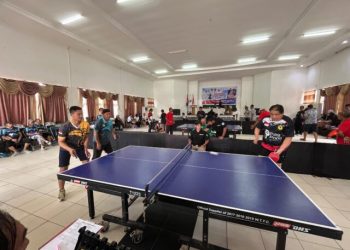 137 Atlet Ramaikan Turnamen Tenis Meja Antarklub Kutim 2026 di Sangatta