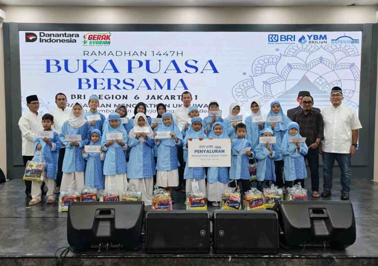 Pererat Silaturahmi, BRI Regional Office Jakarta 1 Gelar Buka Puasa Bersama dan Santunan Anak Yatim