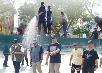 Kerja Bakti Massal di Teras Samarinda, Pemkot Dorong Budaya Bersih dan Gotong Royong