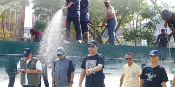 Kerja Bakti Massal di Teras Samarinda, Pemkot Dorong Budaya Bersih dan Gotong Royong