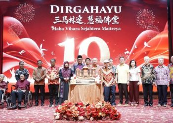 HUT ke-10 Buddhist Centre Kaltim, Wakil Wali Kota Samarinda Tekankan Harmoni dalam Keberagaman