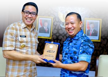 Danlanud Dhomber Jalin Silaturahmi, Perkuat Sinergi dengan Pemkot Samarinda