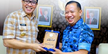 Danlanud Dhomber Jalin Silaturahmi, Perkuat Sinergi dengan Pemkot Samarinda