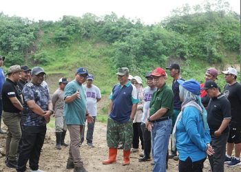 Wawali Samarinda Bersama Warga Lempake Gelar Gotong Royong Penanganan Banjir