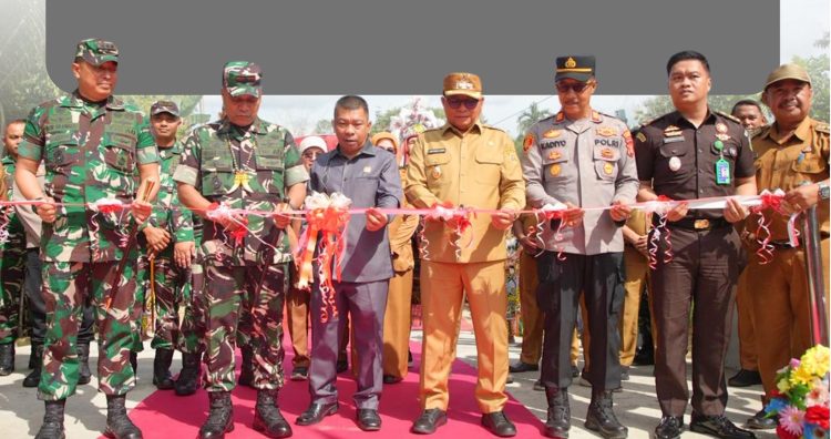 Pemkot Samarinda dan TNI Resmikan Jembatan Perintis Garuda Tahap III di Desa Budaya Pampang