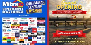 Grand Opening Mitra10 Perintis Makassar, Promo Besar untuk Elektronik dan Bahan Bangunan