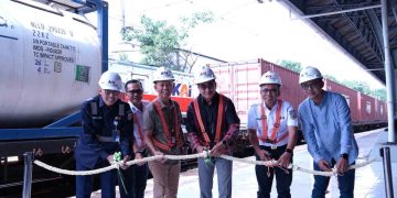 KAI Logistik Luncurkan 2 Rangkaian KA Kontainer Baru