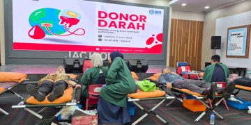 Antusiasme Tinggi, Pekerja BRI Region 6 dan Unit Kerja Supervisi Ikuti Kegiatan Donor Darah