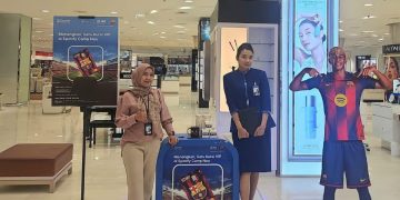 BRI Kalimalang Ramaikan Emporium Pluit dengan Booth Pembukaan Rekening dan Kartu Debit Eksklusif FC Barcelona