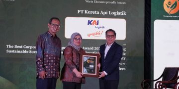 Komitmen Terhadap Keberlanjutan, KAI Logistik Raih Indonesia CSR Awards 2026