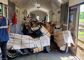 KAI Logistik Kirim 1.425 Motor dari Yogyakarta Saat Libur Panjang
