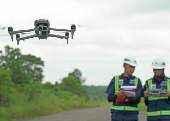 Drone DJI Matrice 4E untuk Survei dan Pemetaan Presisi