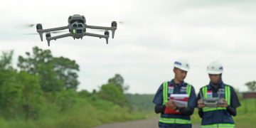 Drone DJI Matrice 4E untuk Survei dan Pemetaan Presisi