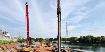 Perkuat Tata Air, WSBP Suplai Spun Pile dan Beton Readymix Kurangi Banjir