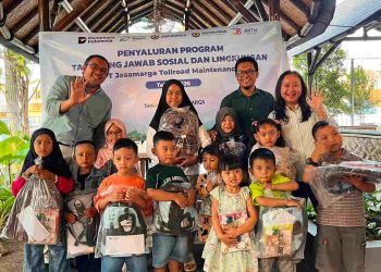 PT Jasamarga Tollroad Maintenance Salurkan Bantuan Peralatan Sekolah Sambut HUT ke-38