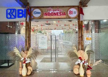 Sambut HUT ke-81 RI, BRI BO Kramat Jati Semarakkan Nuansa Merah Putih
