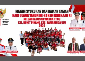 Malam Syukuran HUT RI ke-81, Warga RT 09 Bukit Pinang Perkuat Kerukunan dan Kekompakan