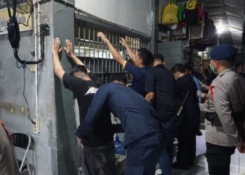 Razia Gabungan Sisir 11 Blok Lapas Samarinda, Sejumlah Barang Terlarang Ditemukan